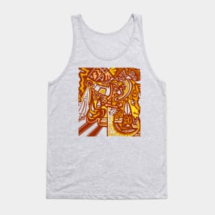 Abstract graffiti Tank Top